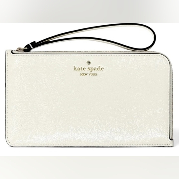 Kate Spade New York Staci Medium Leather Zip Wristlet in pale sapphirine - Picture 5 of 11